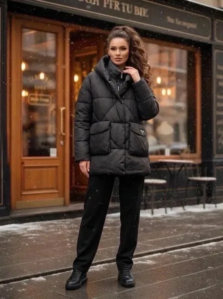 Лёгкая куртка из холлофайбера — фото 6