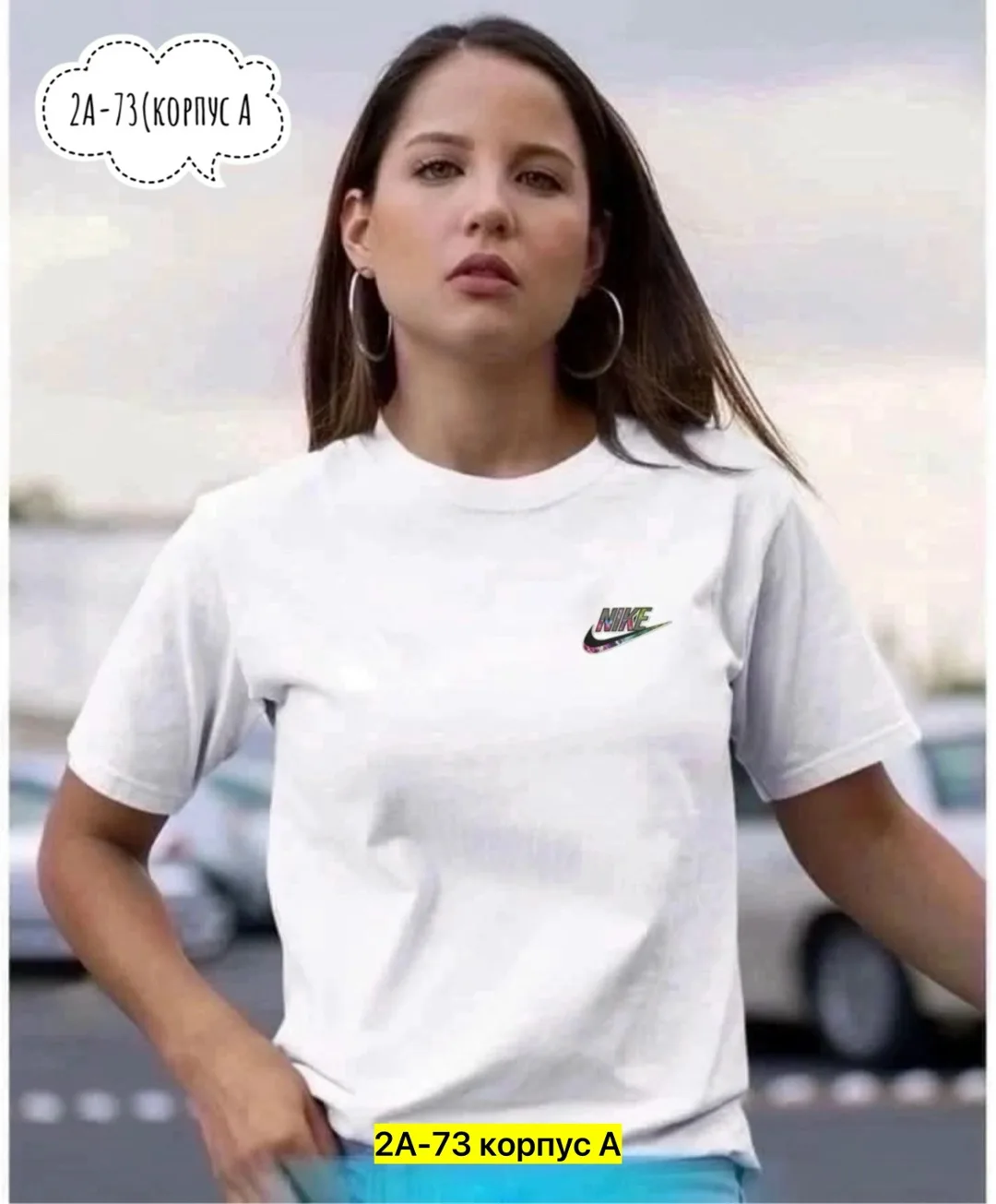 Женская футболка из 100 хлопка — фото 1