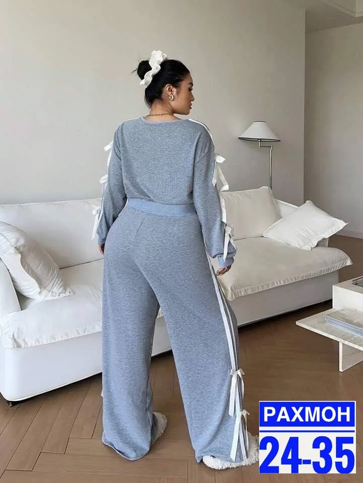 Костюм двойка из ткани двухнитка — фото 2
