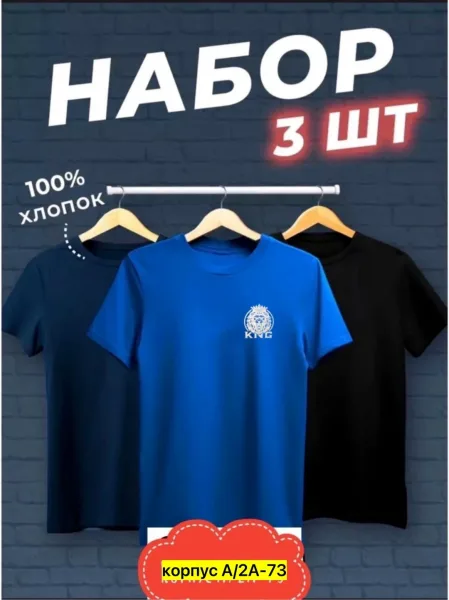Мужская футболка из 100 хлопка — фото 8