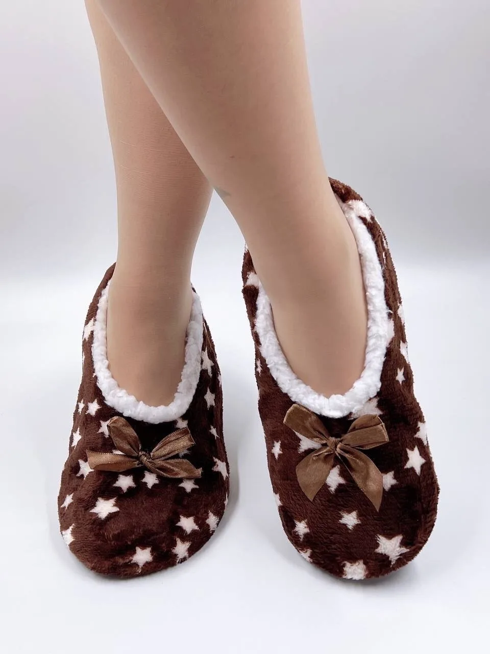 Домашние тапочки из мягкого материала — фото 2