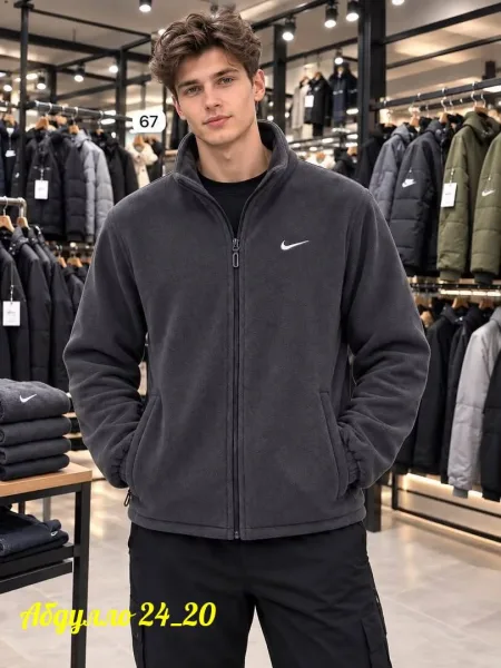 Флисовая куртка с мехом Nike — фото 1