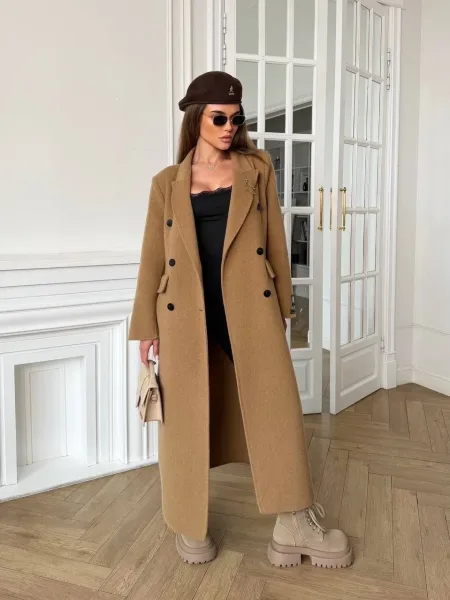 Пальто Balenciaga из кашемира и шерсти Чёрный — фото 5