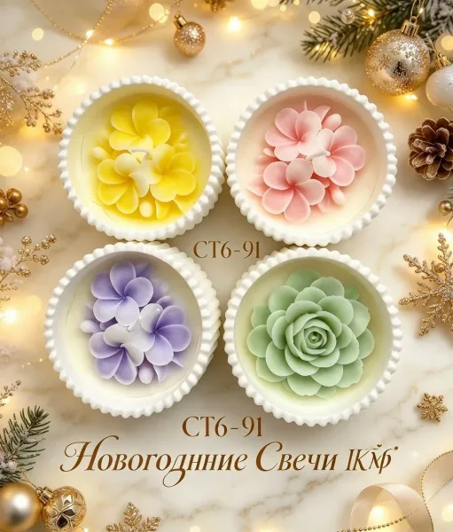 Новогодние свечи ароматный — фото 1