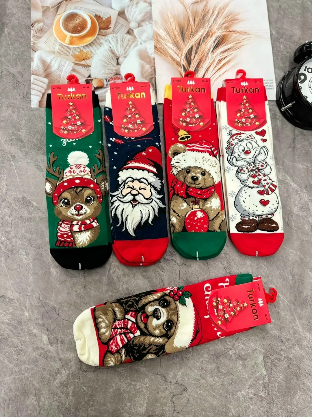 Носки женские новогодние Мастер хлопок — фото 2