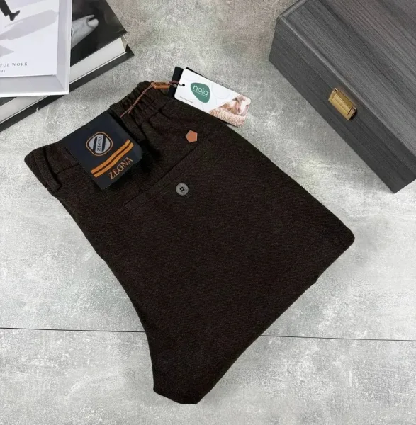 Брюки ZEGNA кашемир — фото 8