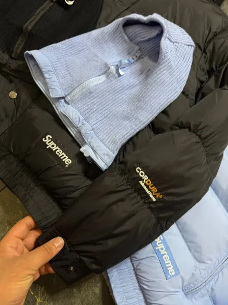 Куртка SUPREME, непромокаемая, с капюшоном и меховым воротником — фото 9