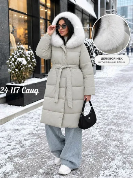 Зимняя куртка двухсторонняя съемный мех — фото 1