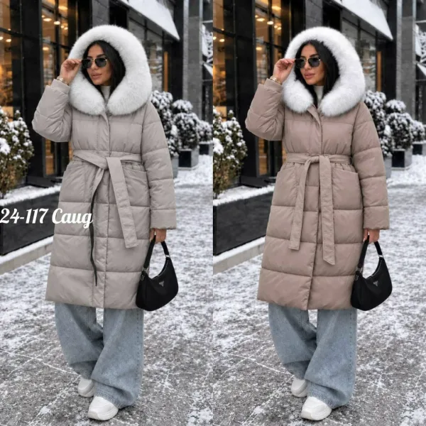 Зимняя куртка двухсторонняя съемный мех — фото 2