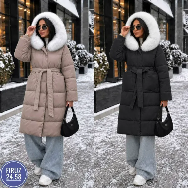 Зимняя куртка двухсторонняя съемный мех — фото 4