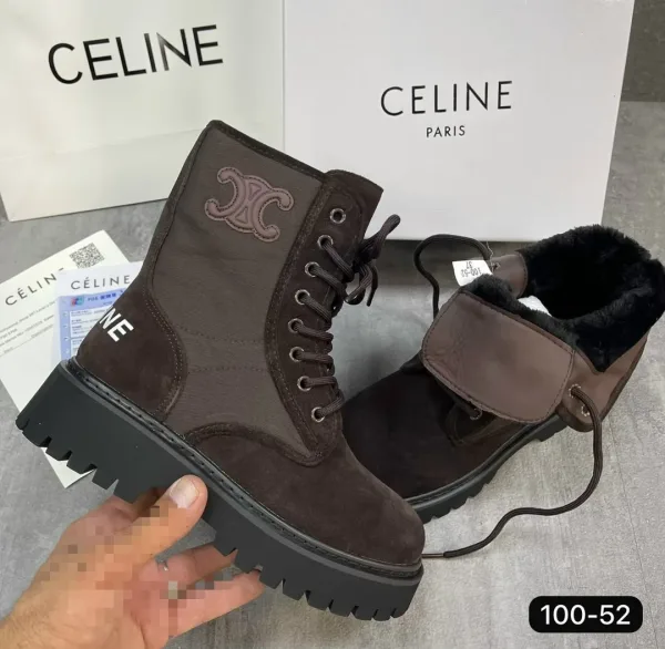 Туфли Celine из натуральной замши — фото 8