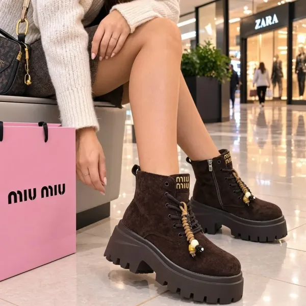Miu-Miu Ботинки на Зима — фото 5
