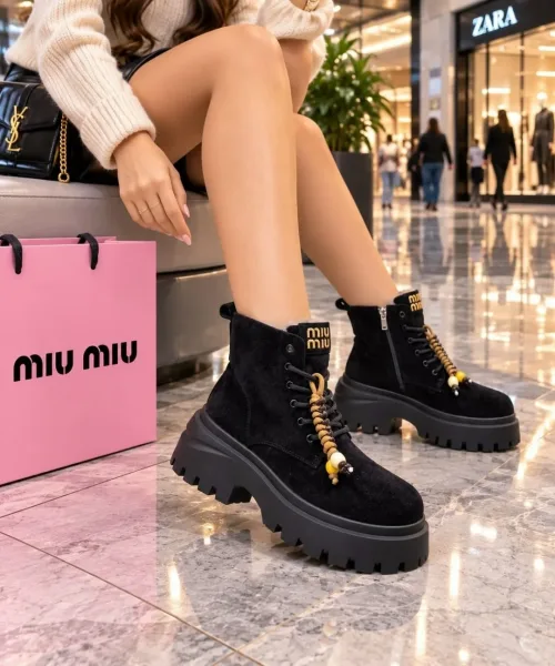 Miu-Miu Ботинки на Зима — фото 11