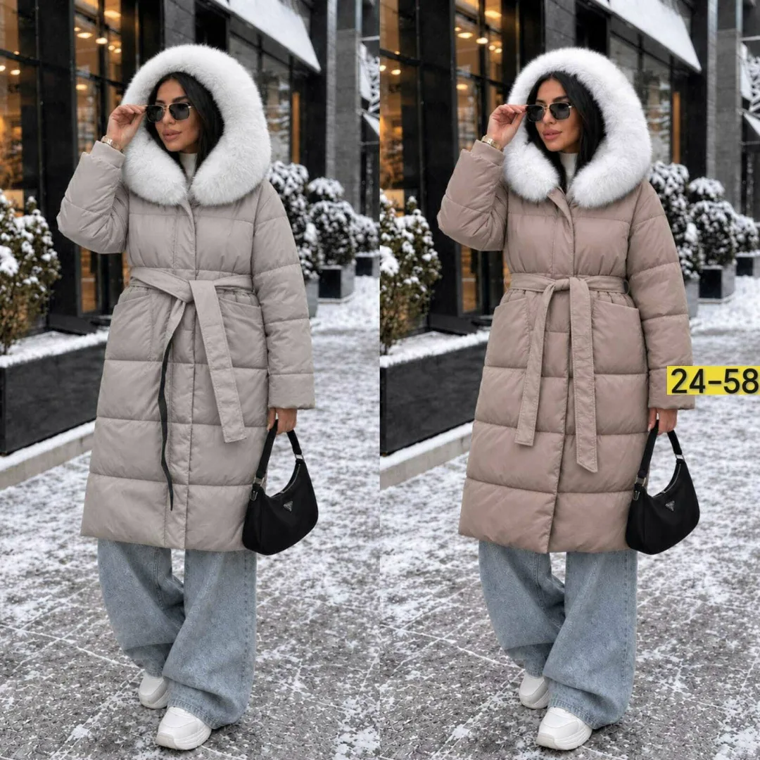 Зимняя куртка двухсторонняя съемный мех — фото 1