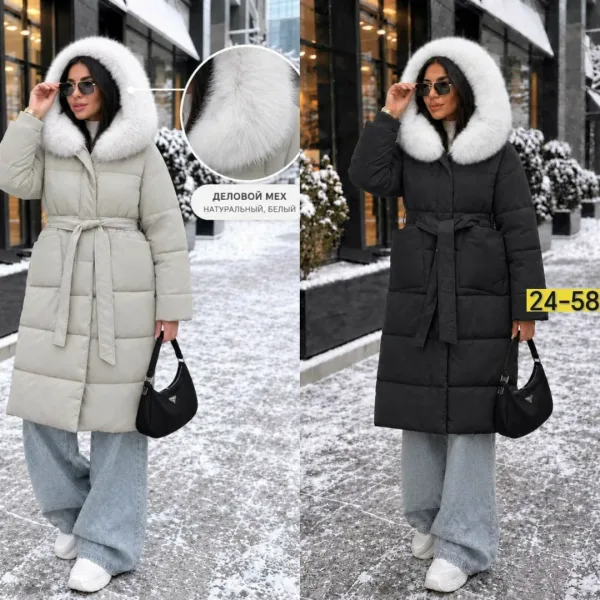 Зимняя куртка двухсторонняя съемный мех — фото 3