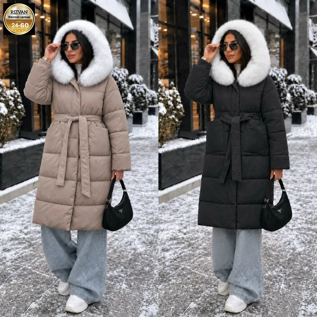 Зимняя куртка двухсторонняя съемный мех — фото 1