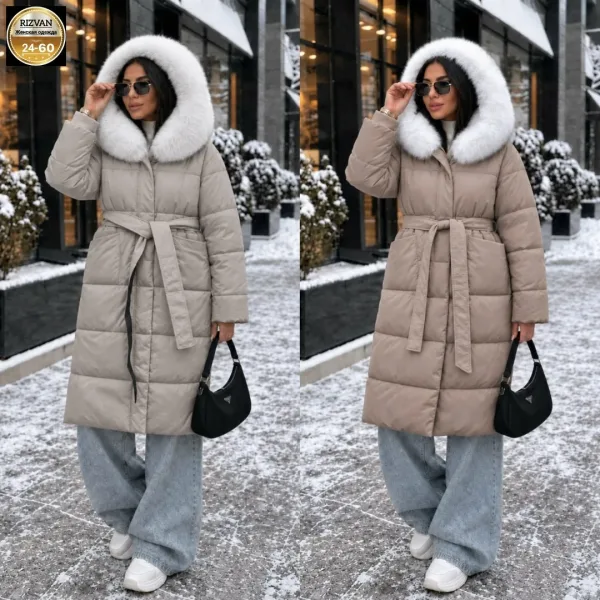 Зимняя куртка двухсторонняя съемный мех — фото 3
