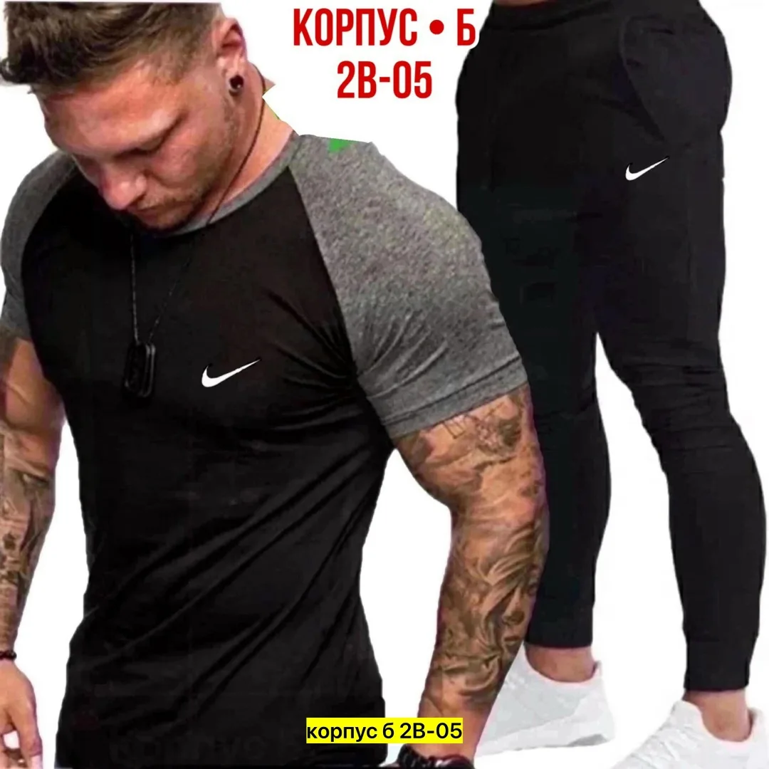 Костюм летний для мужчин из хлопка — фото 2