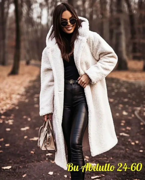 Пальто из ткани барашка — фото 3