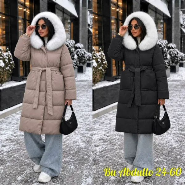 Зимняя куртка двухсторонняя съемный мех — фото 4