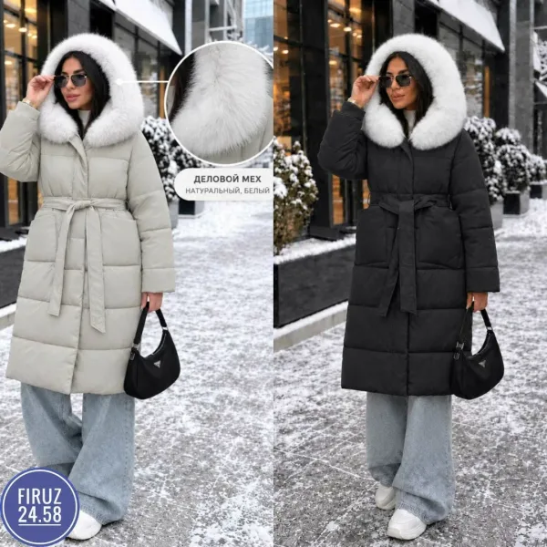 Зимняя куртка двухсторонняя съемный мех — фото 5