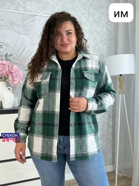 Женская рубашка из мягкого кашемирового трикотажа — фото 3