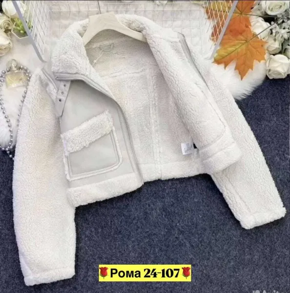 Шубка из ткани Оригинальный Барашка — фото 7