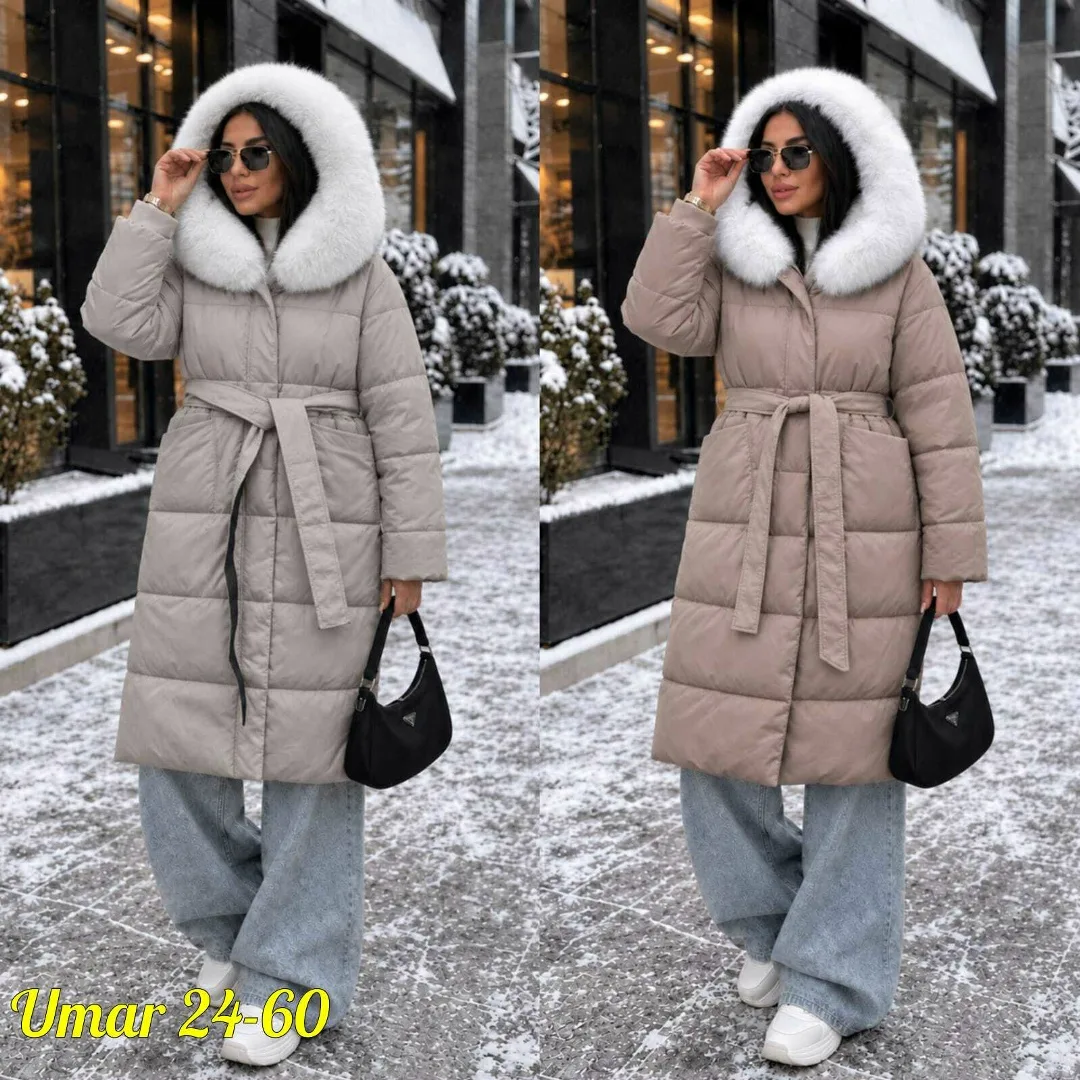 Зимняя куртка двухсторонняя съемный мех — фото 1