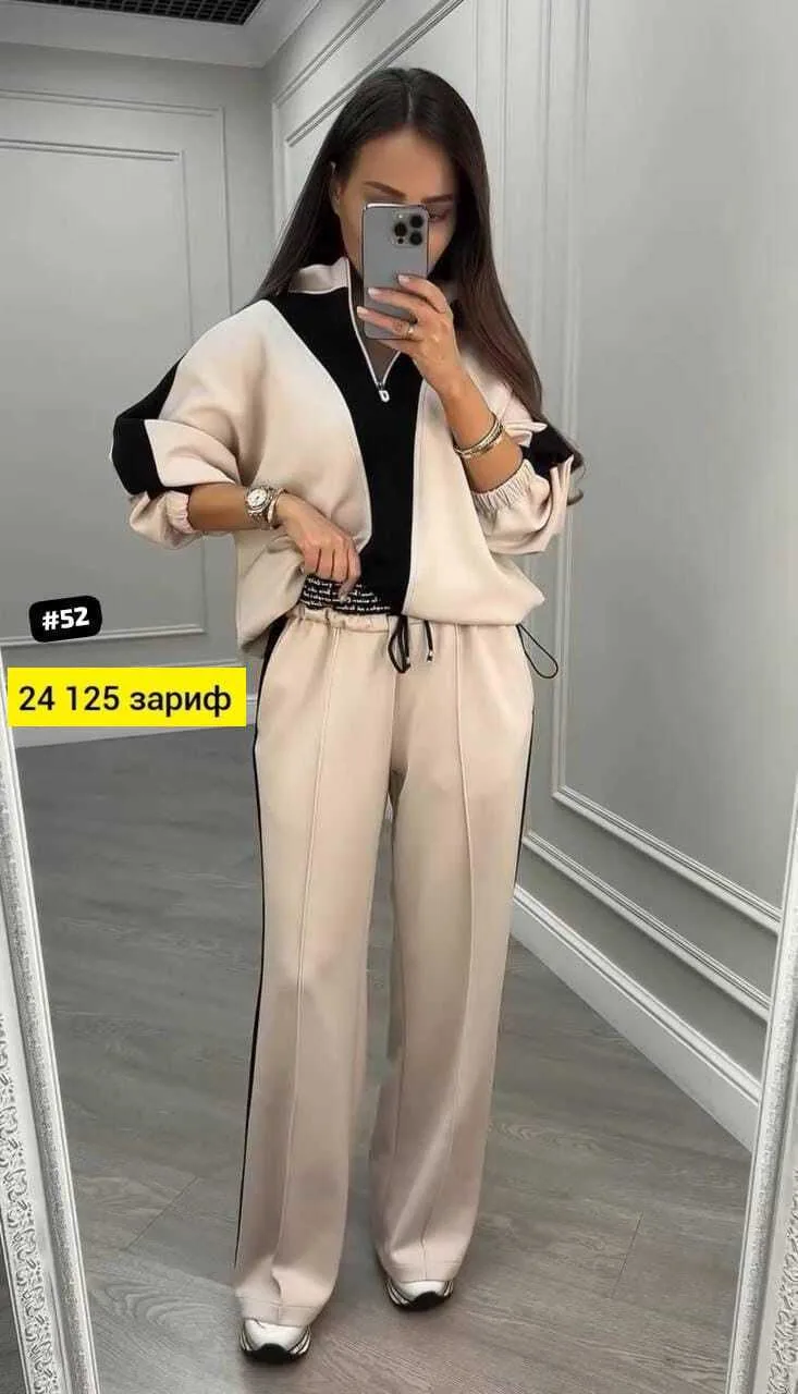 Костюм Двойка из ткани крепун — фото 2