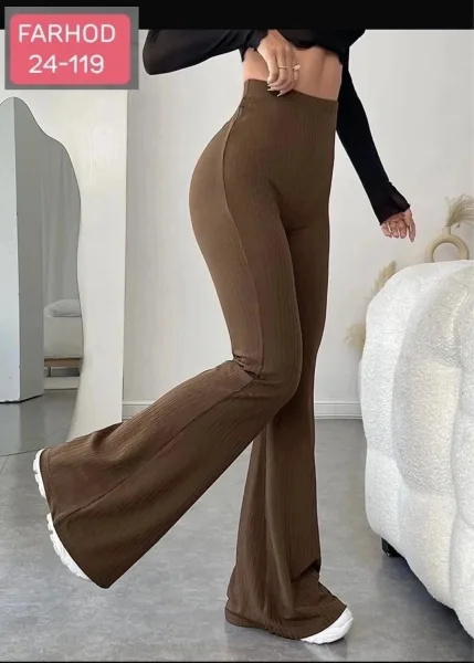 Леггинсы Штаны, лапша — фото 1