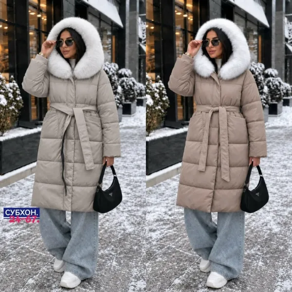 Зимняя куртка двухсторонняя съемный мех — фото 4