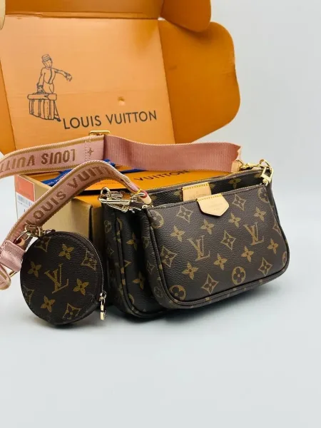 Кошелёк-портмоне Louis Vuitton из ткани Садовод 23/109 — фото 4