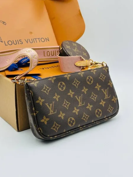 Кошелёк-портмоне Louis Vuitton из ткани Садовод 23/109 — фото 5