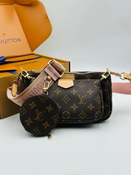 Кошелёк-портмоне Louis Vuitton из ткани Садовод 23/109 — фото 6