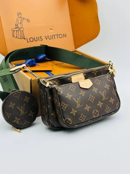 Кошелёк-портмоне Louis Vuitton из ткани Садовод 23/109 — фото 10