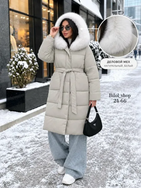Зимняя куртка двухсторонняя съемный мех — фото 1