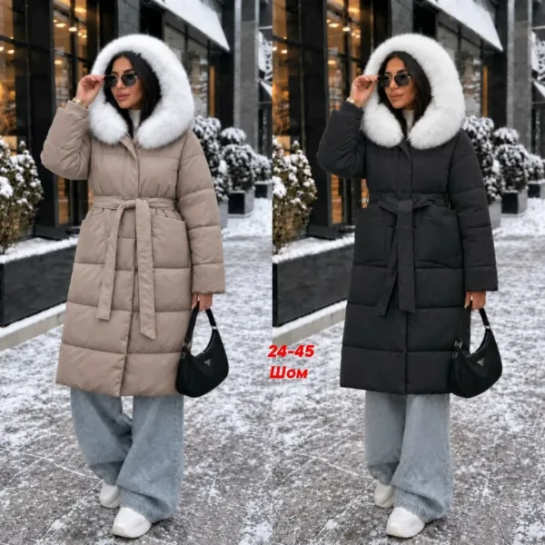 Зимняя куртка двухсторонняя съемный мех — фото 4