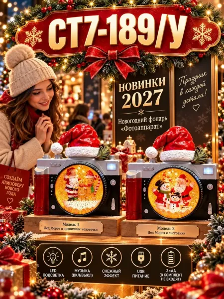 2027 — НОВОГОДНИЙ ФОНАРЬ ФОТОАППАРАТ — фото 7