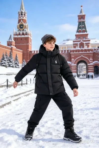 Куртка зимняя с флисовой подкладкой — фото 24