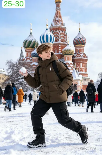 Куртка зимняя с флисовой подкладкой — фото 29