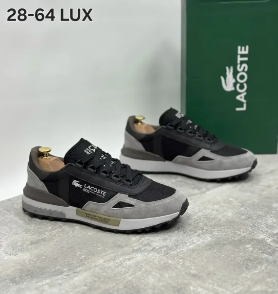 Кроссовки мужские LACOSTE из натуральной замши — фото 15