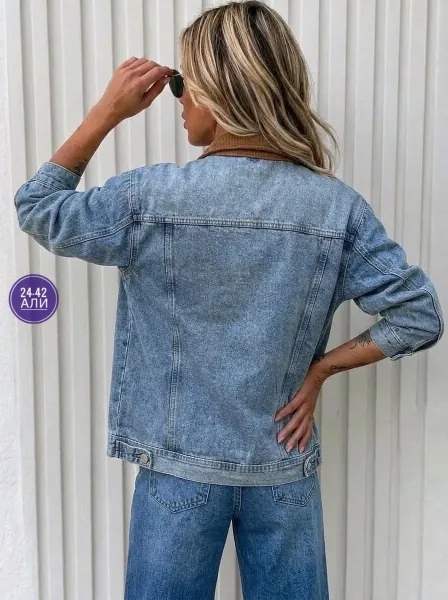 Куртка, джинсовые — фото 4