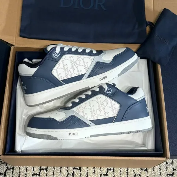 Кроссовки Dior B27 тёмно-синие — фото 3