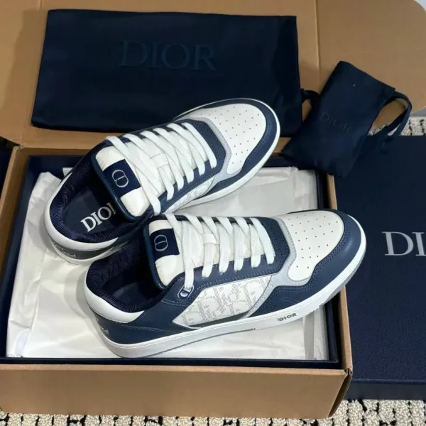 Кроссовки Dior B27 тёмно-синие — фото 4