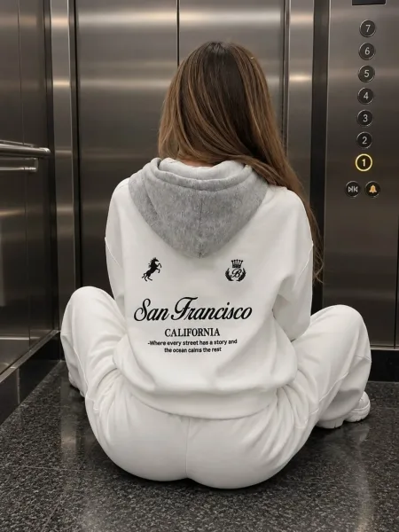 Костюм женский с вышивкой San Francisco California — фото 4