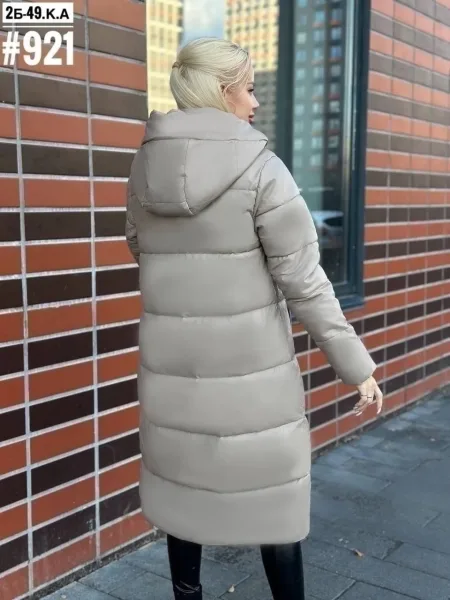 Куртка зимняя Эка кожа — фото 7