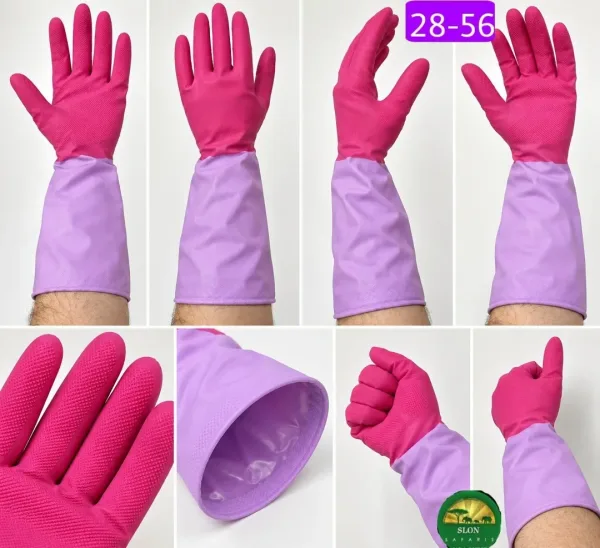 Перчатки хозяйственные RosaLuxe с ароматом розы S, M, L, XL — фото 2
