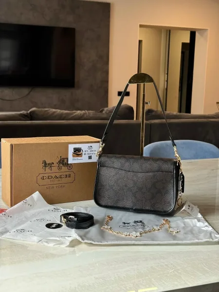 Сумка COACH из эко кожи ЛЮКС — фото 3