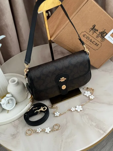 Сумка COACH из эко кожи ЛЮКС — фото 4