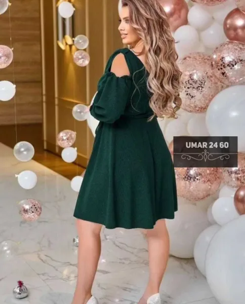 Новогоднее платье из ткани люрекс — фото 6
